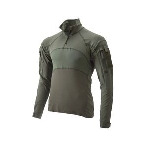 Massif Advanced 1/4 Zip Combat Shirt FR Flame Resistant Sage Green Mens Large